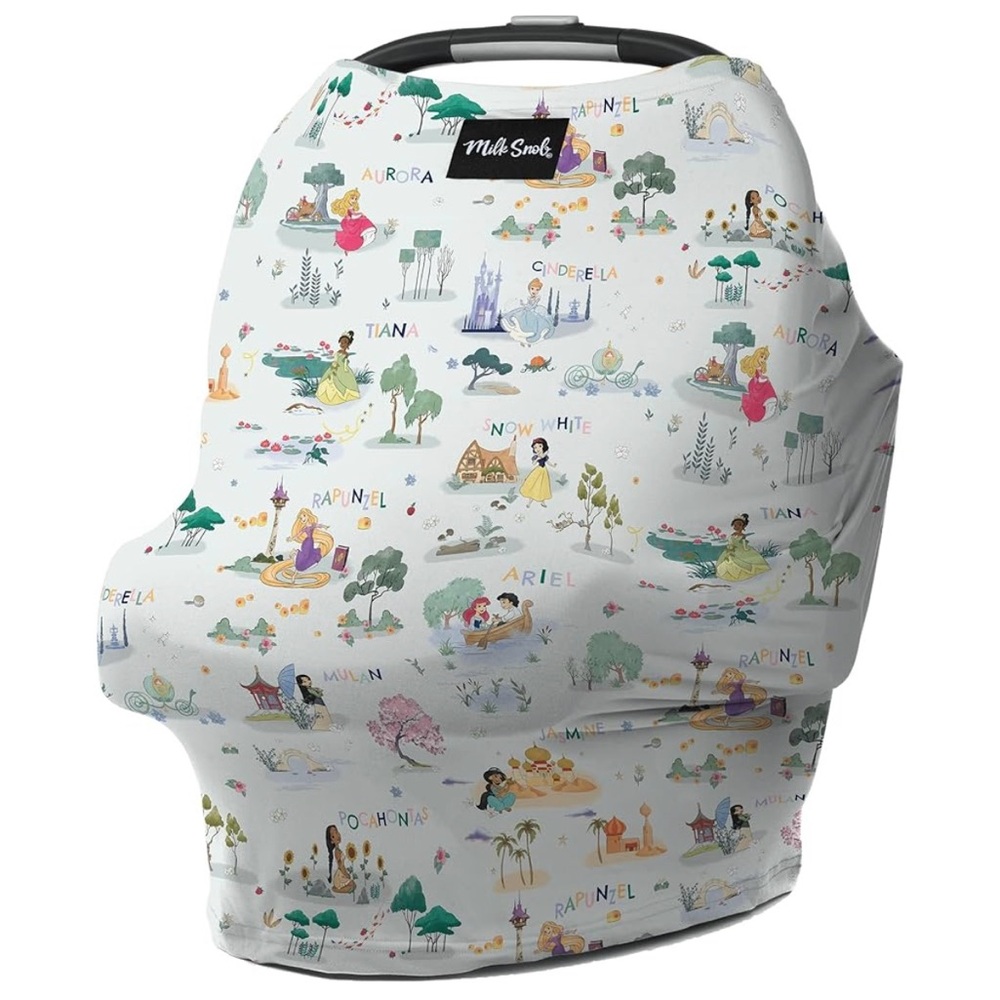 Disney princess milk snob car seat cover